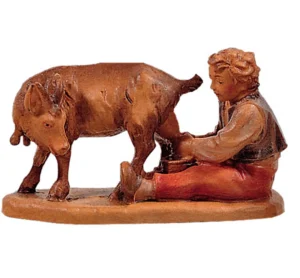 Child with kid (milker) (Highlander Nativity)