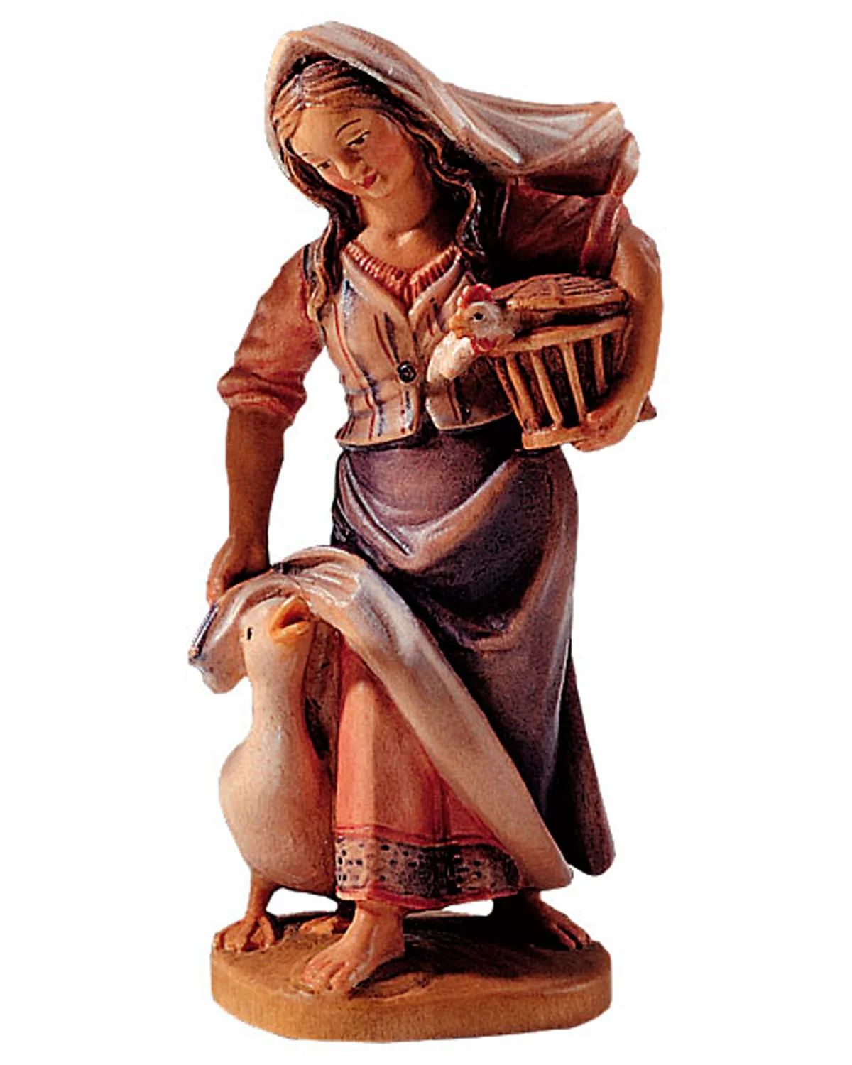 Mujer con ganso (Nacimiento Reindl)