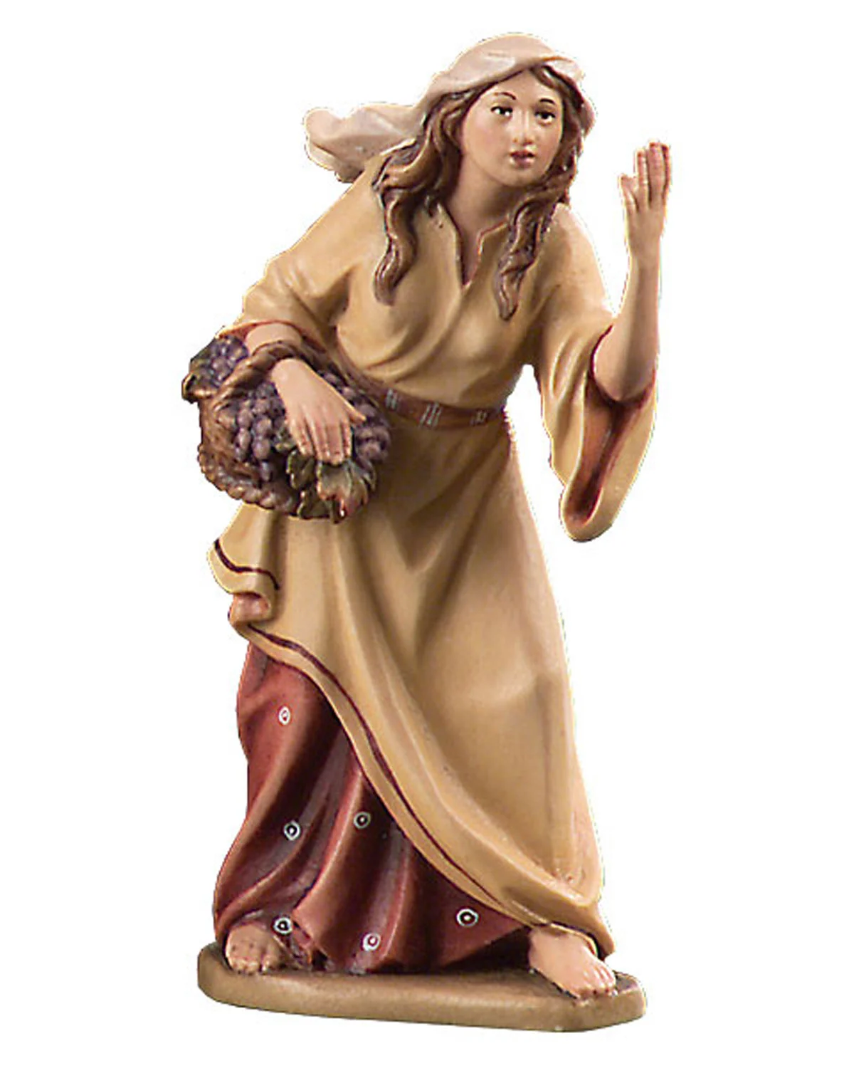 Mujer con uvas (Nacimiento Rupert)