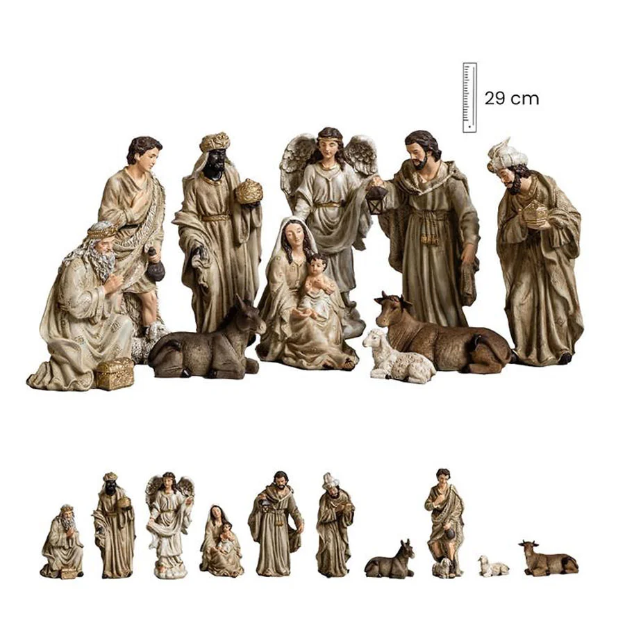 Nativity 10 pieces. 30 cm