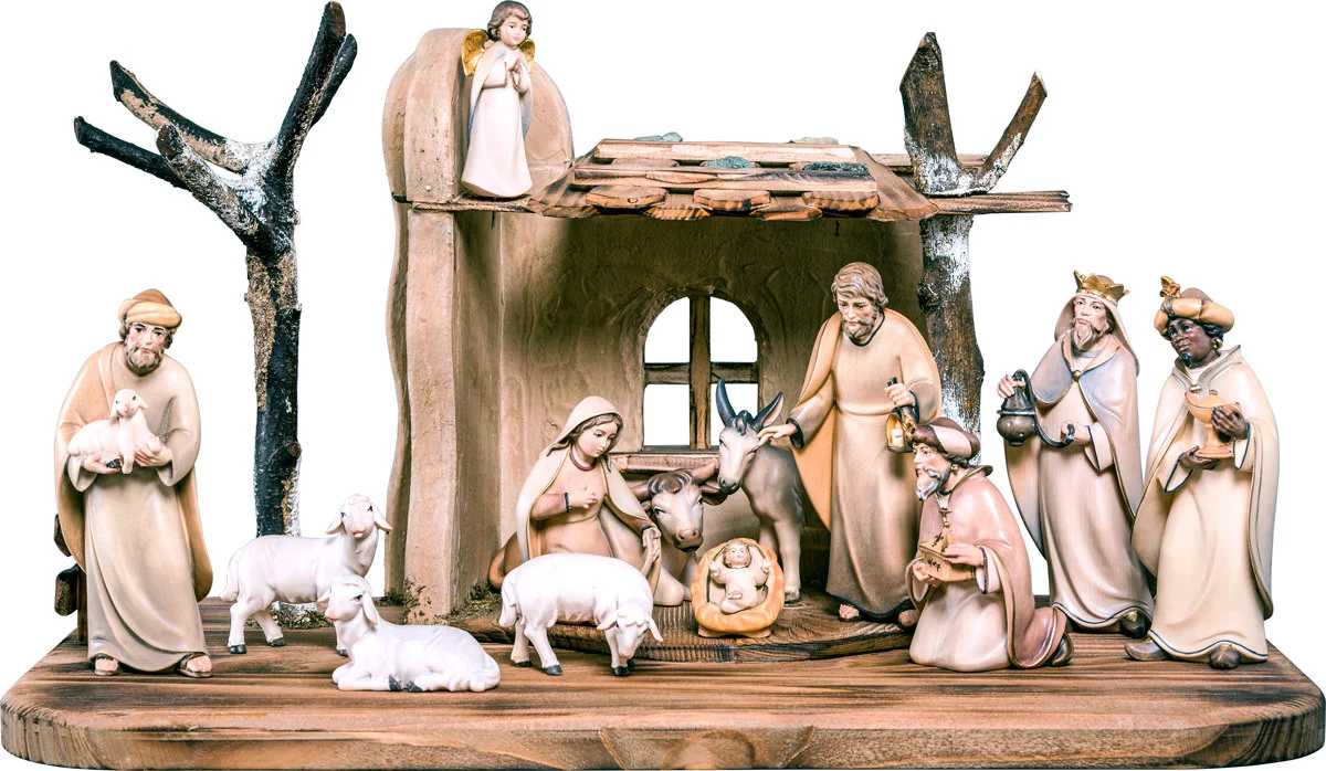 Complete nativity set 15 pieces (Artisan Nativity)