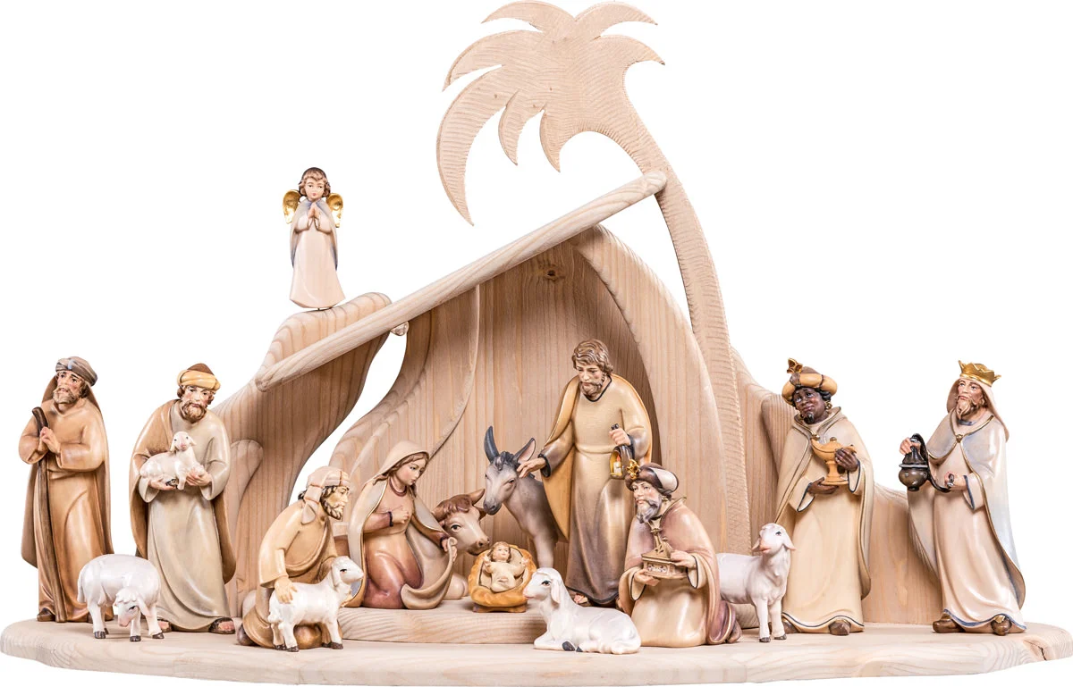 Complete nativity set 17 pieces (Artisan Nativity)