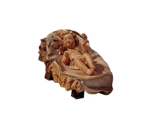 Infant Jesus with cradle in 2 pieces (Rupert Nativity)