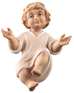 Child Jesus to crib weared