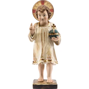 Niño Jesus de pie con aureola