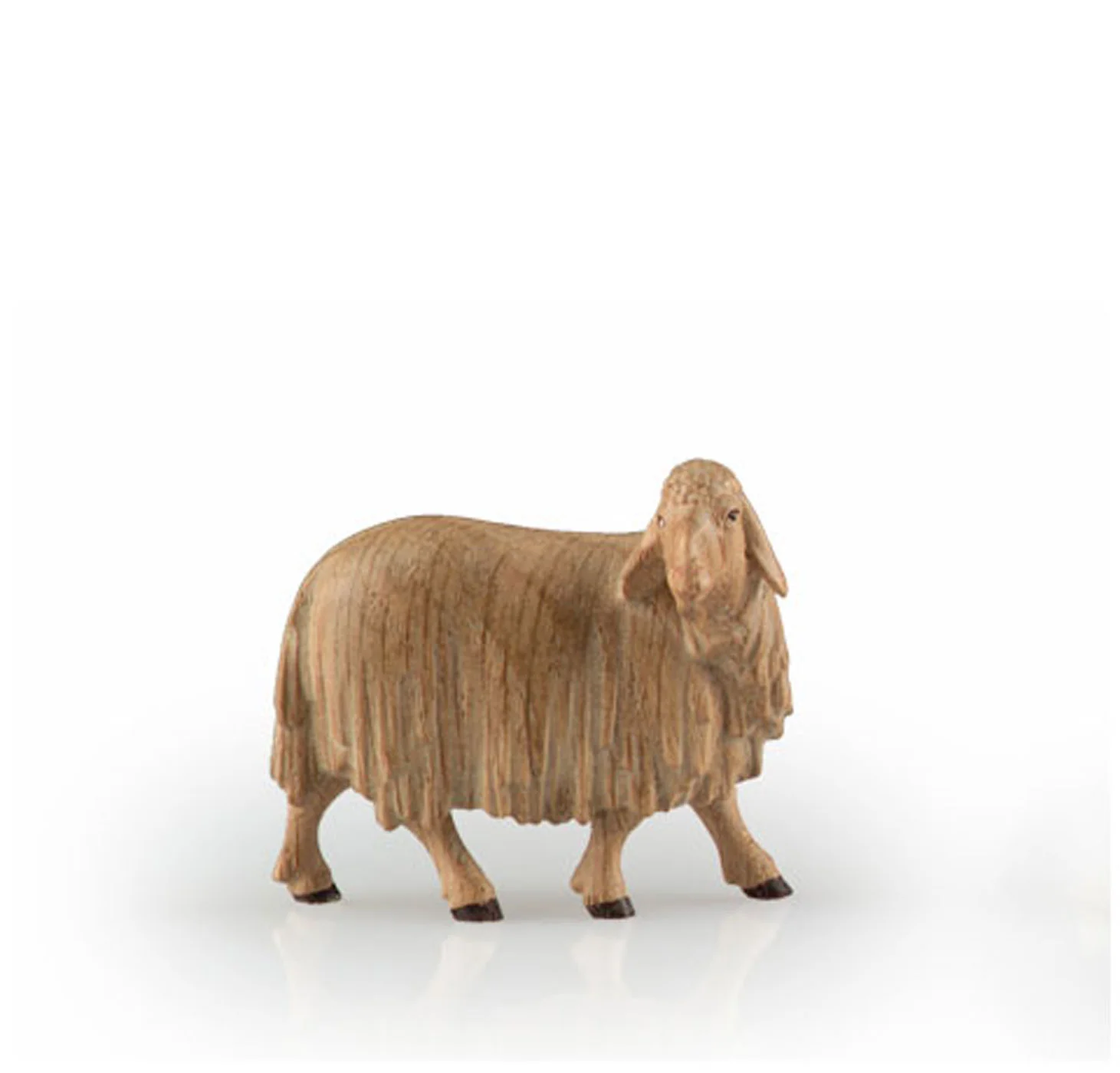 Oveja mirando hacia atras (Nacimiento madera)
