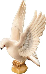 Paloma alas abiertas