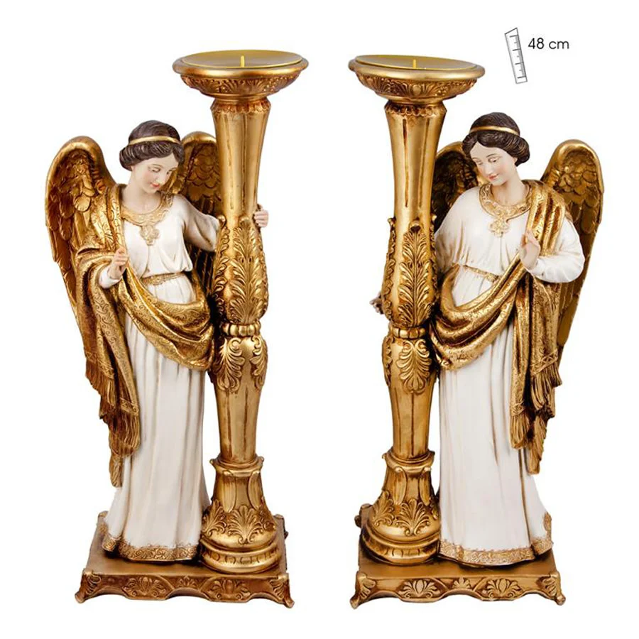 Pareja de angeles adoradores