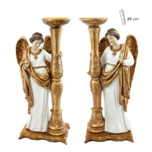 Couple of worshiping angels