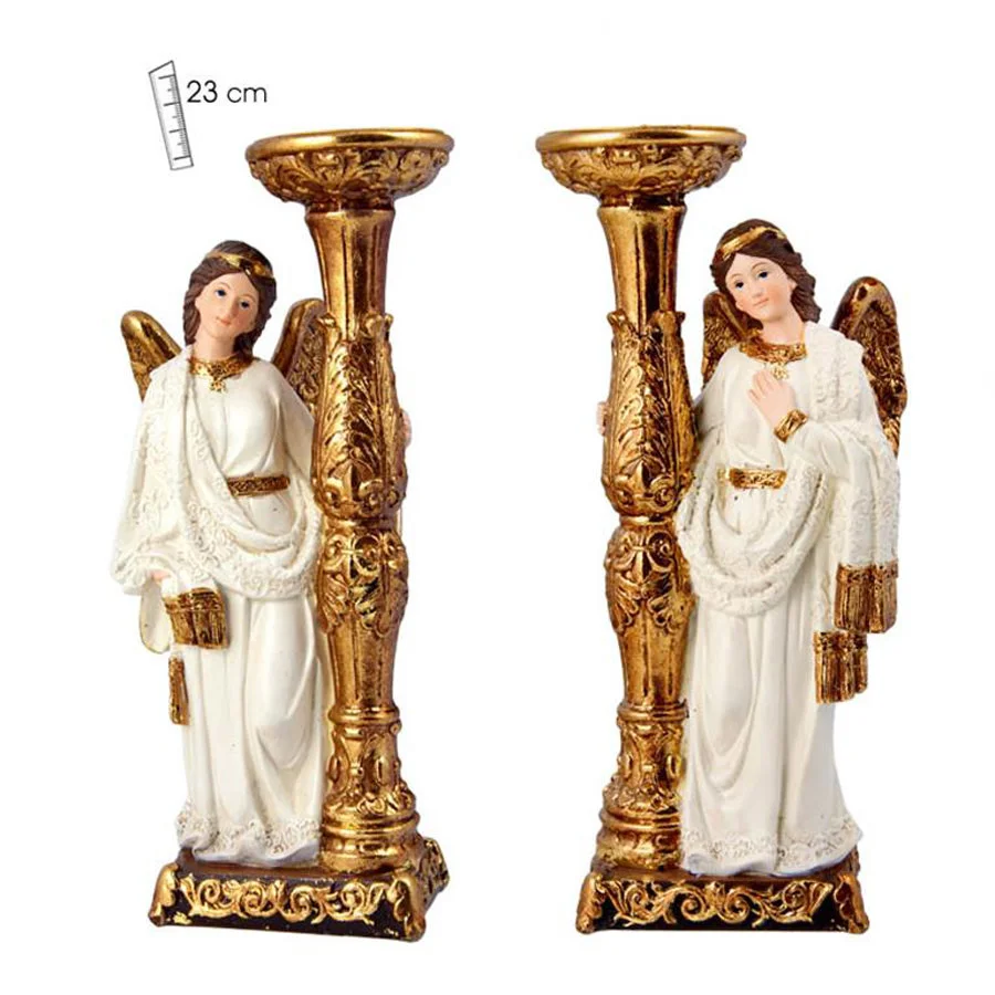 Pareja de angeles adoradores