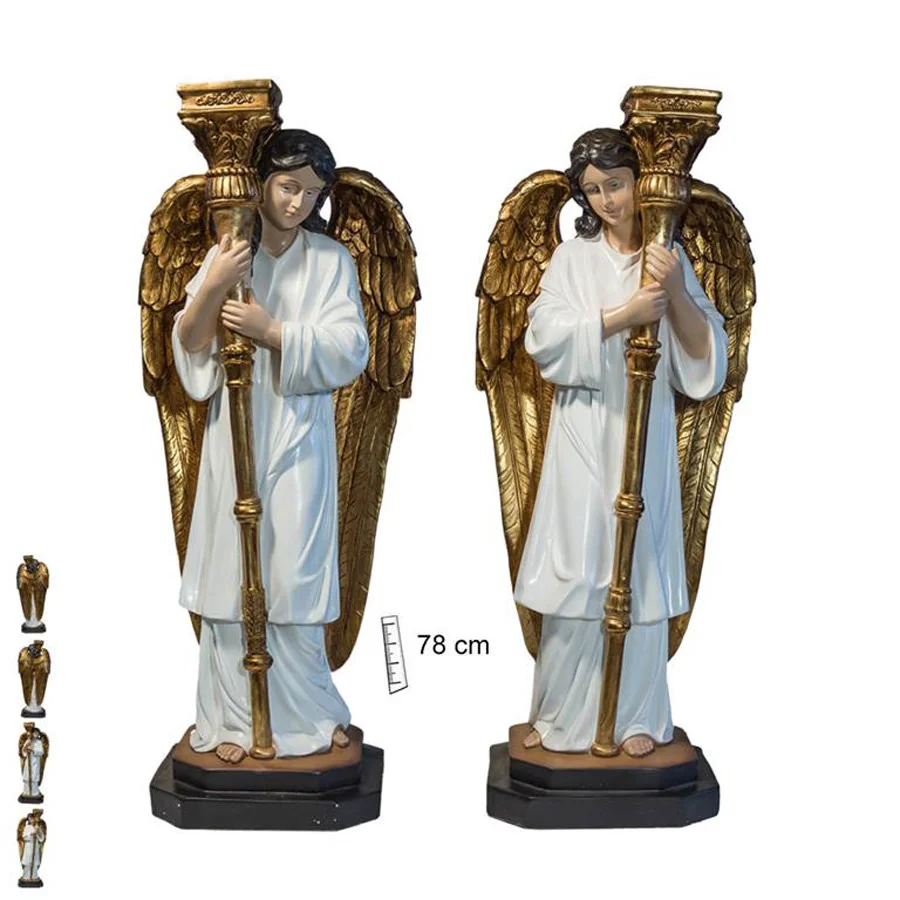 Pareja de angeles adoradores