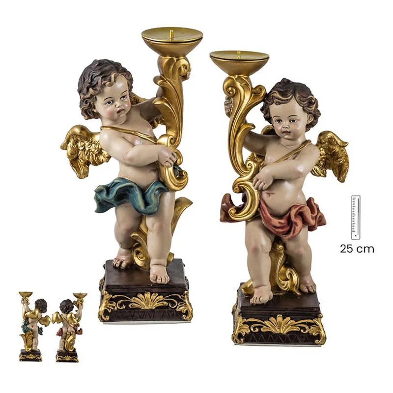 Pareja de angeles adoradores