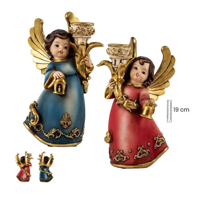 Pareja de angeles adoradores