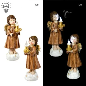 Pareja de angeles con luz