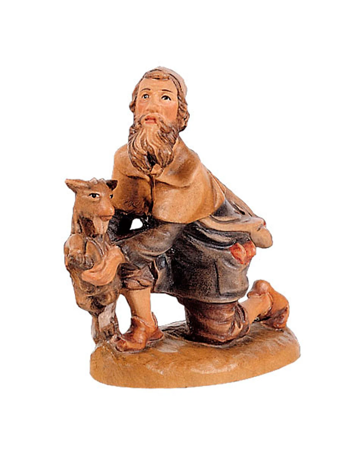 Pastor arrodillado con cabrito (Nacimiento Reindl)