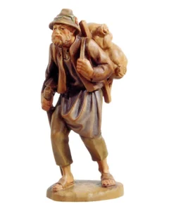 Shepherd with load (Rustic Nativity)