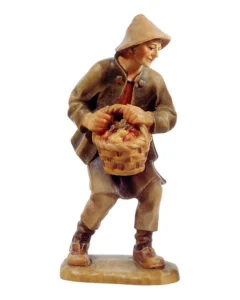 Shepherd with fruit-basket (Rustic Nativity)