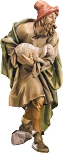 Shepherd with lamb (without base)