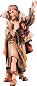Pastor con corderos