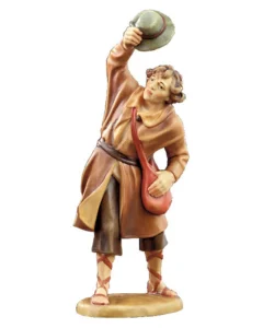 Pastor que sostiene el sombrero (Nacimiento Reindl)