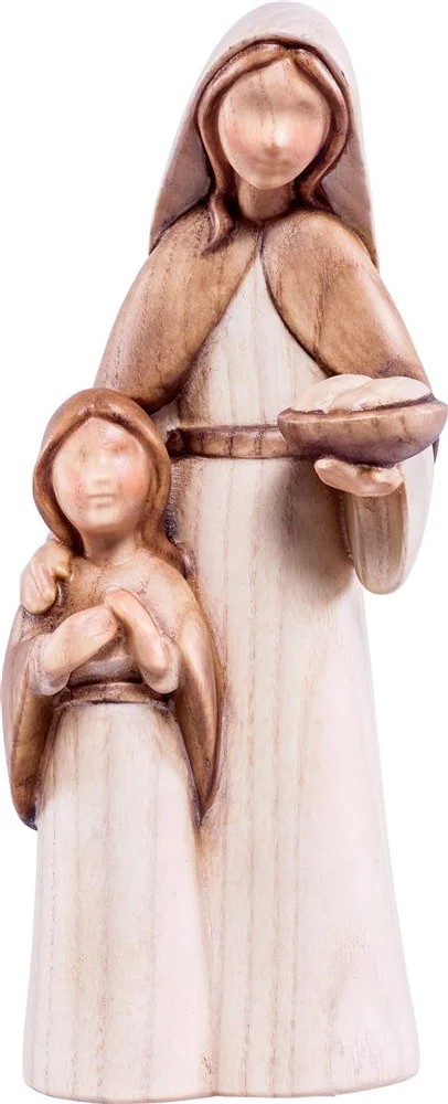 Pastora con niña (Belen estilizado)
