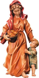 Pastora con niño