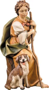 Pastora con perro