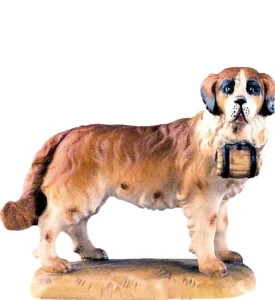 Saint Bernard dog (Alpes Nativity)