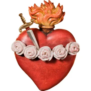 Relieve Sagrado Corazón de Maria con puñal