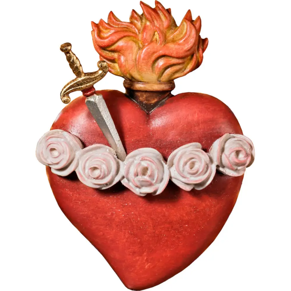 Relieve Sagrado Corazón de Maria con puñal