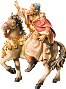 Caspar King on horse without base