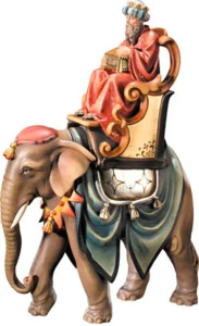 Rey Melchor en elefante