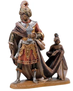 Rey con criado que le lleva la capa (Nacimiento Giner)