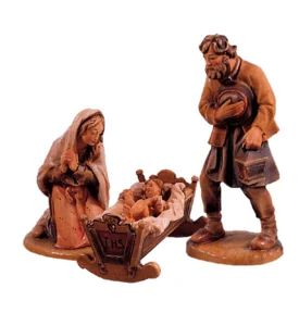 Holy Family 3 pieces 1+2+3 (Rustic Nativity)