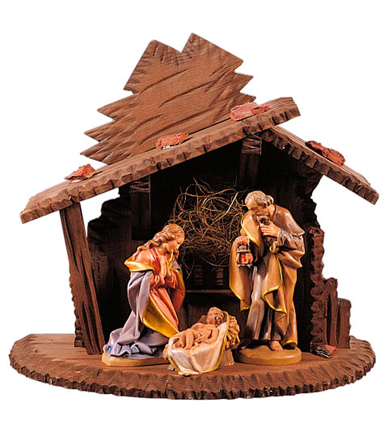 Sagrada familia con establo (Nacimiento Rupert)