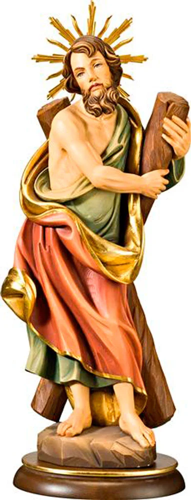 San Andres con aureola