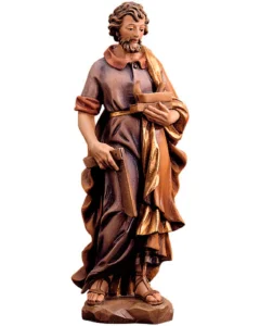 Saint Joseph ther Worker (Carved wood image)