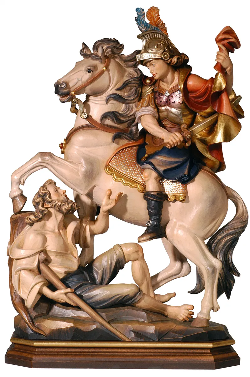 Saint Martin of Tours on horse