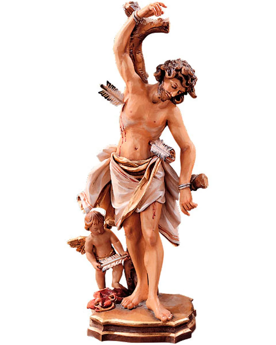 Saint Sebastian with angel
