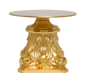 Metal Monstrance Stand engraved