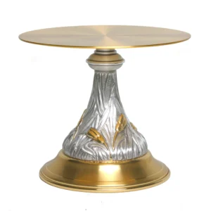 Metal Monstrance Stand engraved