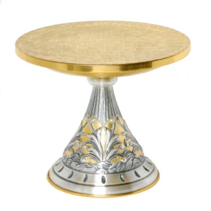 Metal Monstrance Stand engraved