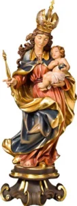 Virgen de Bavaria con pedestal