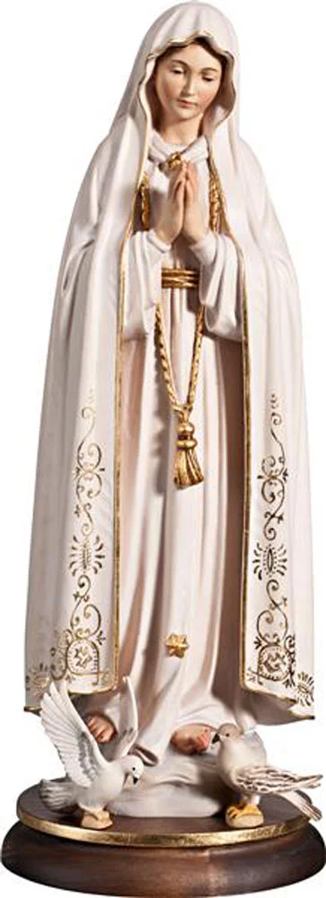 Our Lady of Fatima (Virgin) with pigeons