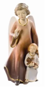 Angel de la Guarda con niña