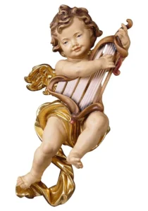 Angel musical con arpa