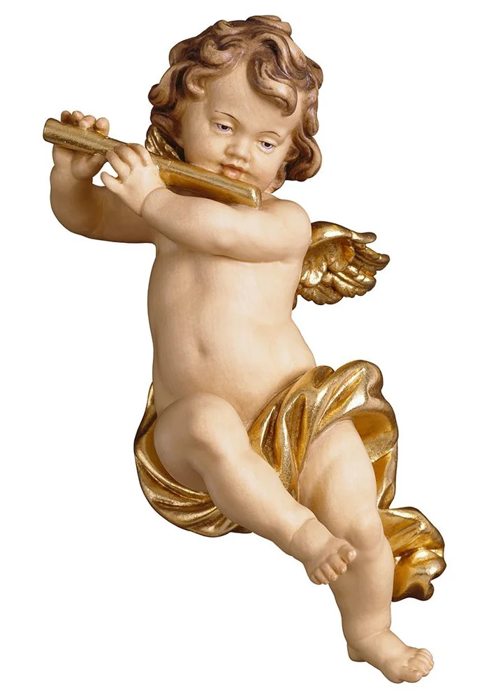 Angel musical con flauta