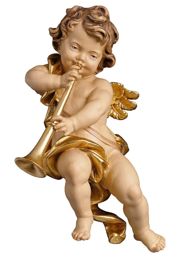 Angel musical con trompeta
