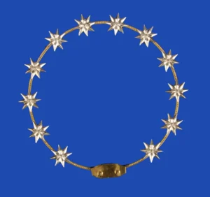 Aureola con estrellas. Aro con estrellas