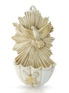 Holy spirit baptismal font